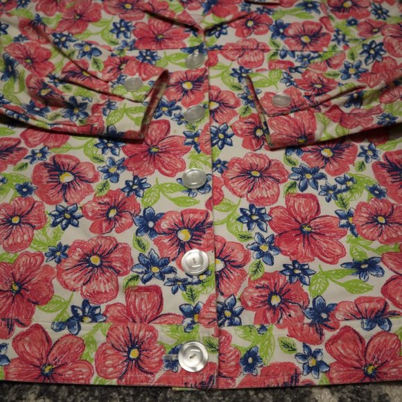 Vintage breckenridge Floral Button Up Jacket - Picture 4 of 9